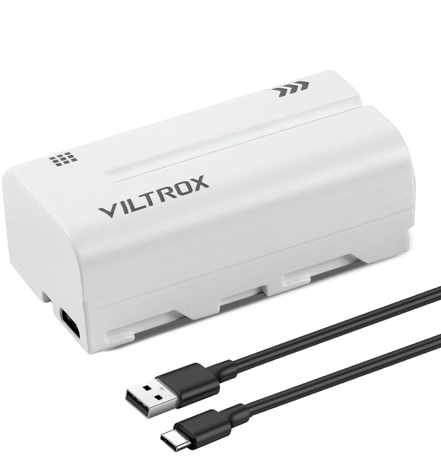 Viltrox NP-F550 Battery para | Carregamento USB-C